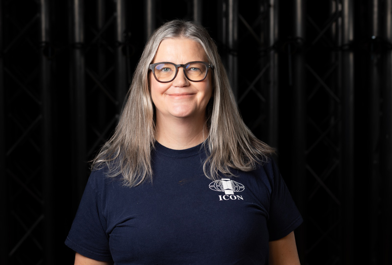 Headshot of our team, photo of Female, Louise Tipper our Compliance Manager at Icon Exhibitions in Staffordshire